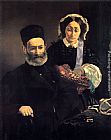M. and Mme Auguste Manet by Eduard Manet